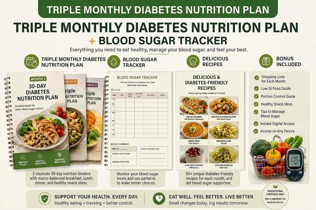 Triple Monthly Diabetes Nutrition Plan