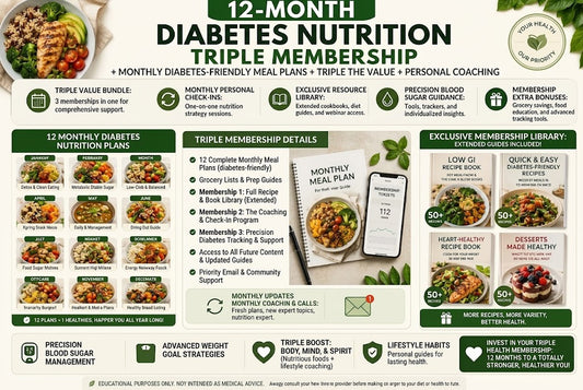 12-Month Diabetes Nutrition Triple Membership
