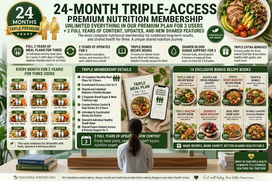 24-Month Triple-Access Premium Nutrition Membership