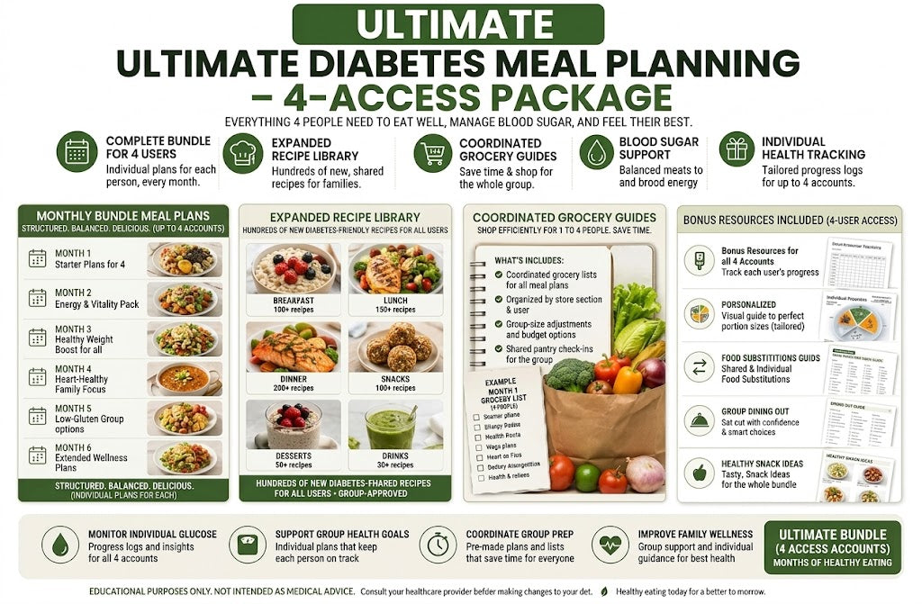 Ultimate Diabetes Meal Planning Bundle – 4-Access Package